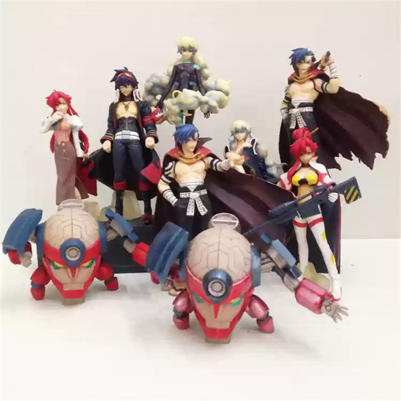 Model Kit Gurren Lagann - Action Figure Cartoon Tengen Toppa Gurren-Lagann