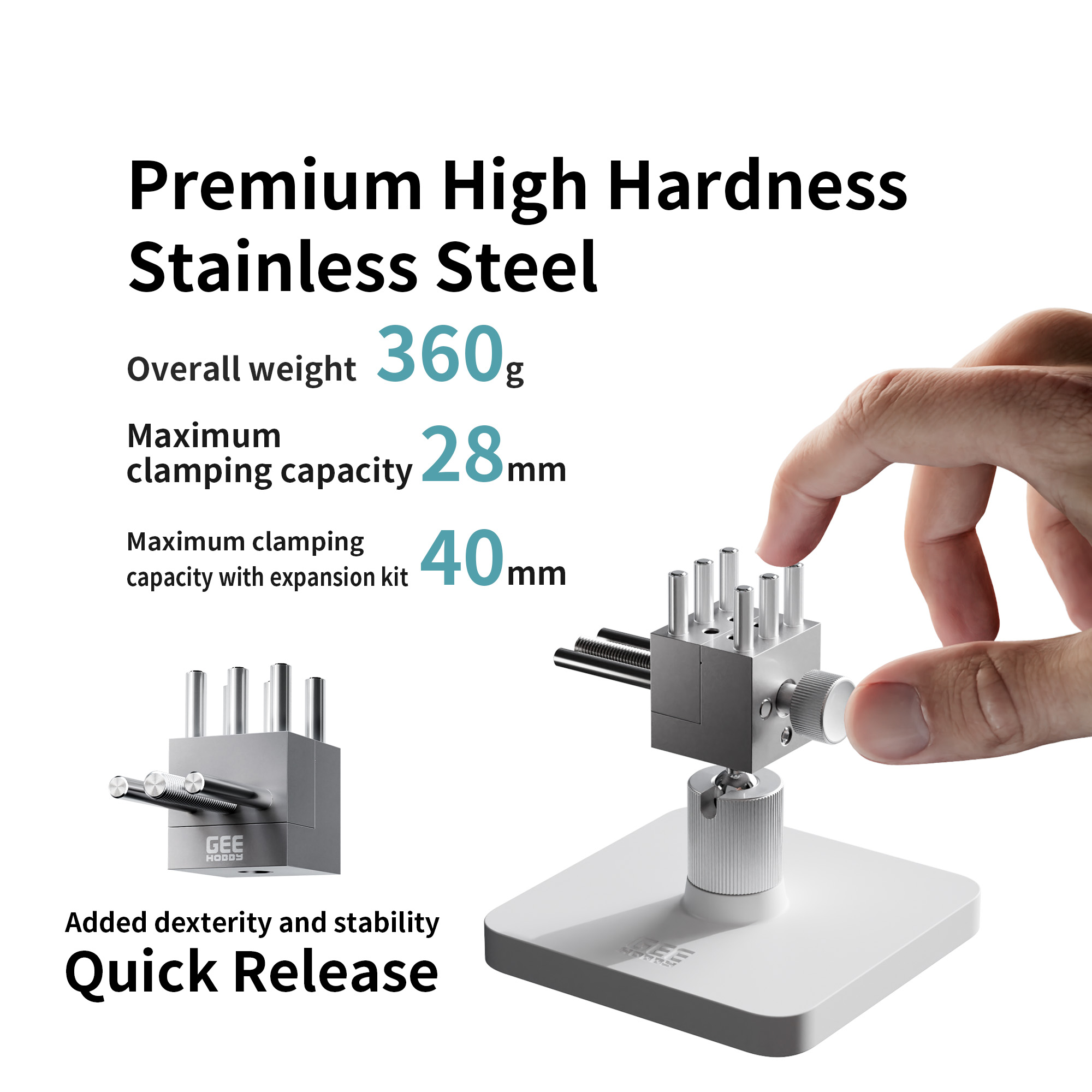 Model Kit Vise - Morsa per Hobby Geehobby in Acciaio