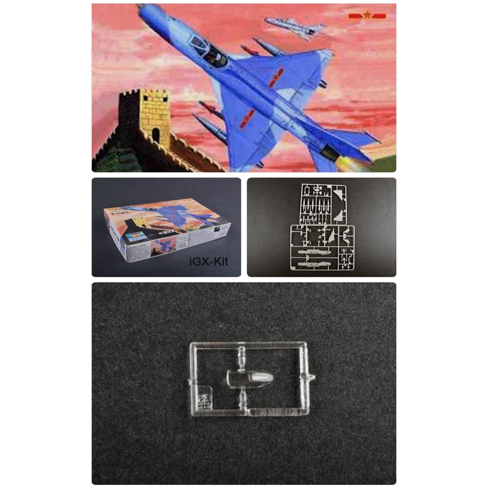 Model Kit Jet - Trumpeter 01327 Scala 1/144 PLLAF J7