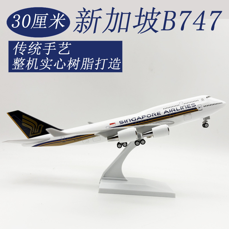 Model Kit Singapore - Kit modello di aereo in resina