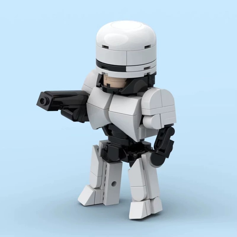 Model Kit Robocop - Blocchi da costruzione MOC, agente di