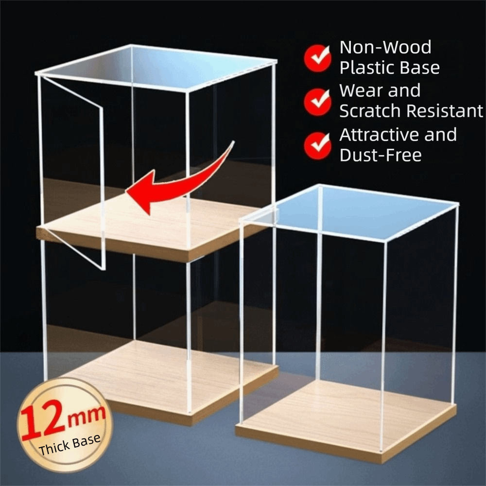 Model Kit Display Case - Espositore in Acrilico Trasparente, Montaggio Senza