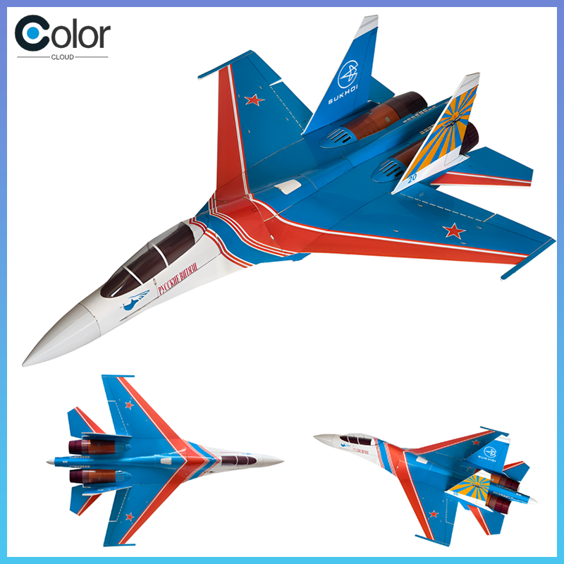 Model Kit Jet - Aereo RC Su-27 con Ventola Intubata,