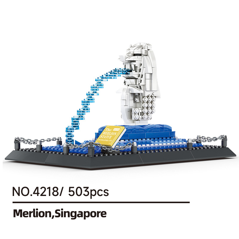 Wange Building Blocks 4218 Sin - Model Kit Singapore recensione e prezzo