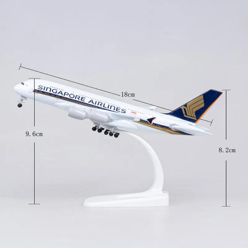 Aereo di linea in metallo Mode - Model Kit Singapore recensione e prezzo