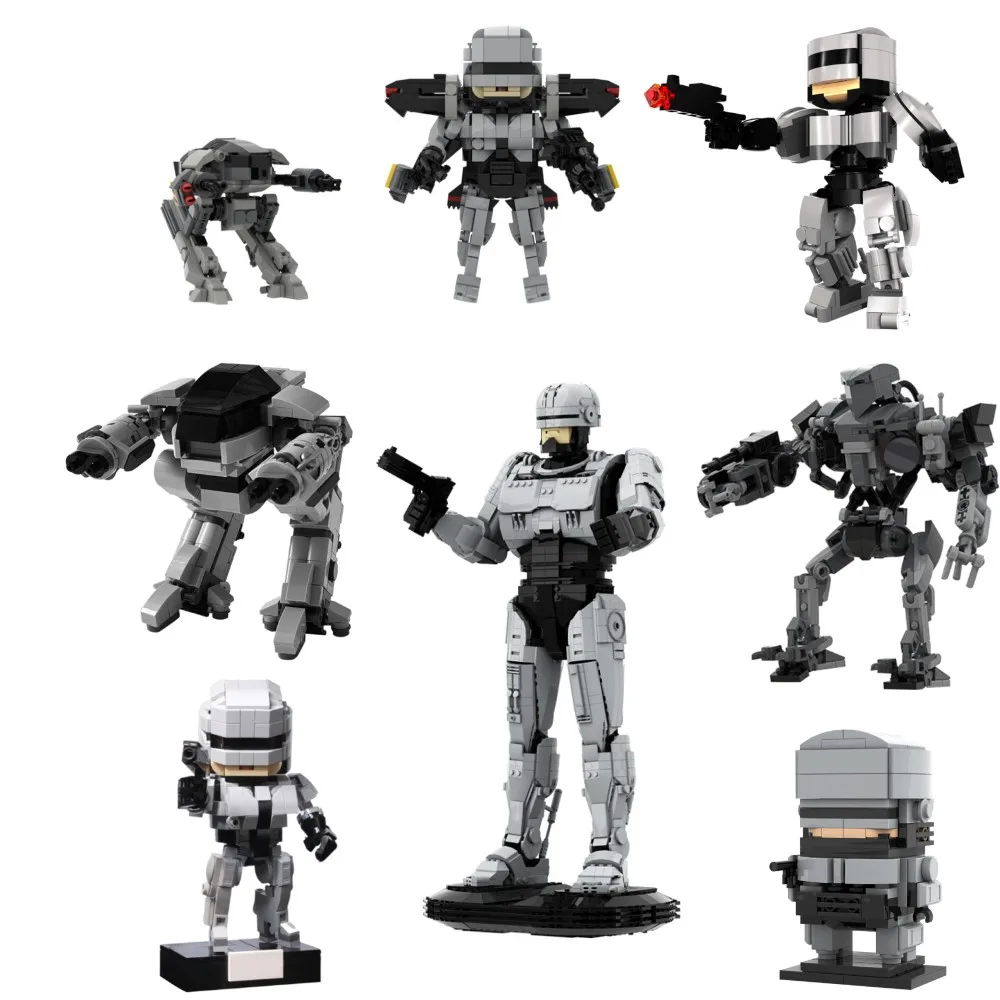 MOC Film MechWarrior RoboCoped - Model Kit Robocop recensione e prezzo
