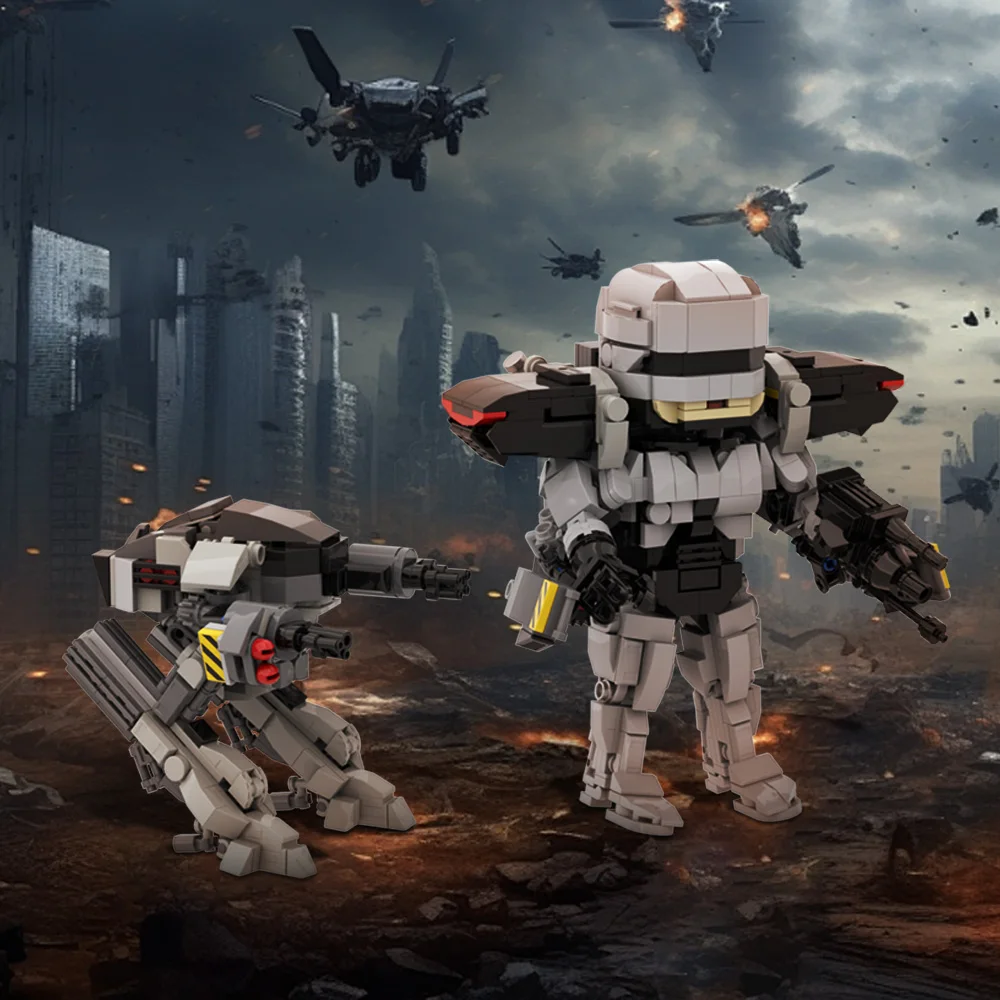MOC Film MechWarrior RoboCoped - Model Kit Robocop recensione e prezzo