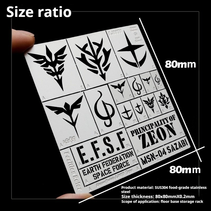 Alexen AJ0078 Stencil per Aero - Model Kit Gundam Wing recensione e prezzo
