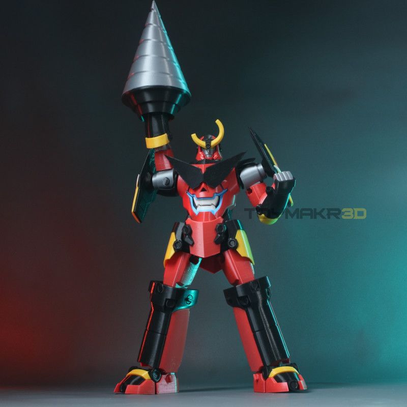 Modello 3D di Tengen Toppa Gur - Model Kit Gurren Lagann recensione e prezzo